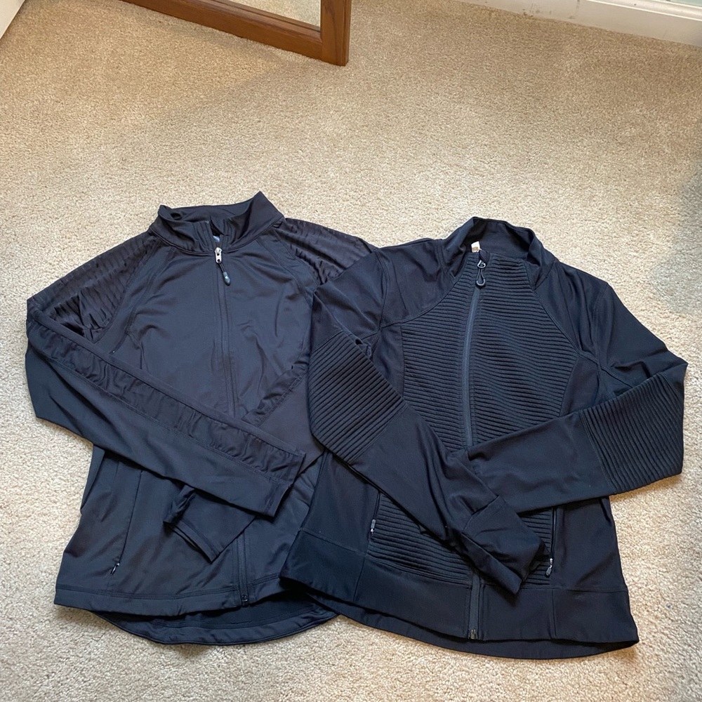 2! Like New black workout jackets